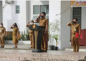 Bupati Nias Barat Himbau Seluruh ASN Dan PTT Di Vaksin