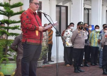Wakil Walikota Gunungsitoli Pimpin Upacara Peringatan Sumpah Pemuda Tahun 2021