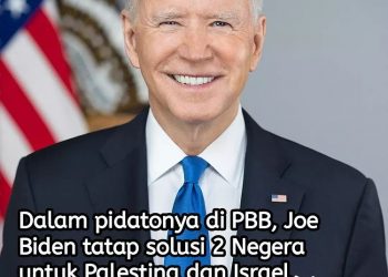Dalam Pidatonya Di PBB, Joe Biden Tatap Solusi 2 Negara Untuk Palestina Dan Israel Berdamai