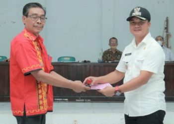 Camat Gunungsitoli Barat Kukuhkan Pengurus Lembaga Pengembangan Pesparawi