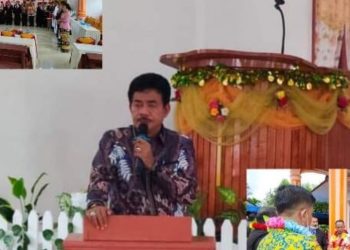 Bupati Nias Barat Hadiri Acara Pentahbisan Gedung Gereja ONKP Jema’at Soyamanu