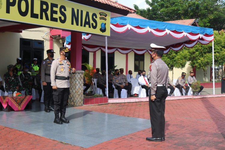 Polres Nias Gelar Apel Operasi Zebra Toba – 2021