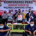 Polres Lampung Utara Ringkus Komplotan Curat Spesial Pecah Kaca Lintas Provinsi