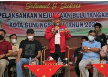 Walikota Gunungsitoli Tutup Secara Resmi Kejuaraan Bulutangkis Kota Gunungsitoli Tahun 2021