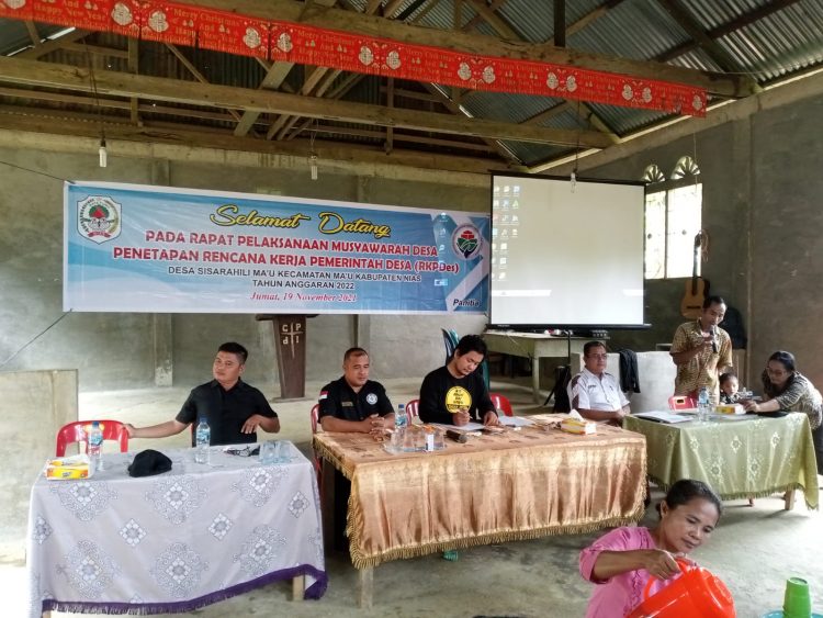 RKPDes Desa Sisarahili Ma’u Tahun 2022 Wujudkan Desa Terakses