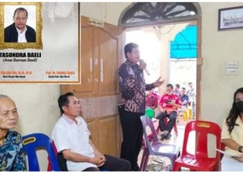 Bupati Nias Barat Melayat Di Rumah Duka Tasondra Daeli (Alm)