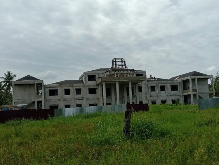 Progres Pembangunan Kantor Bupati Nias Capai 72,9%