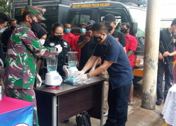 Dir Res Narkoba Polda Kalbar melakukan pemusnahan barang bukti Narkotika jenis Sabu dan Ekstasi