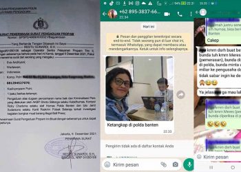 Pimpinan Redaksi Aneka Fakta Propamkan Oknum Polisi ke Mabes Polri