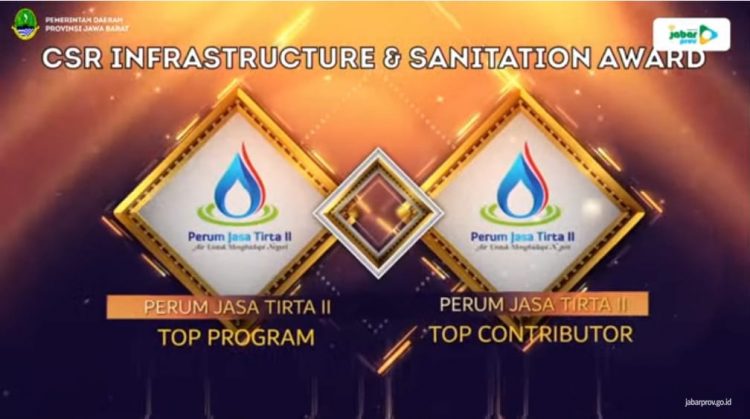 Jasa Tirta II Raih Penghargaan CSR Jabar 2021