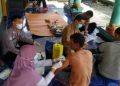 Polsek Cimarga Dan Polres Lebak Gelar Vaksinasin Di Desa Jayamanik Kecamatan Cimarga