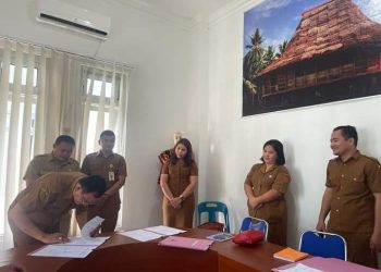 Kadis Pariwisata Dan Kebudayaan Kab. Nias Barat Pimpin Serahterima Jabatan