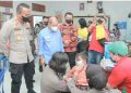 Walikota Bersama Wakil Walikota Gunungsitoli Meninjau Pelaksanaan Vaksinasi Merdeka Anak