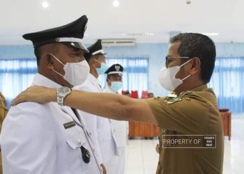Bupati Nias Melantik Tiga Kepala Desa Antar Waktu