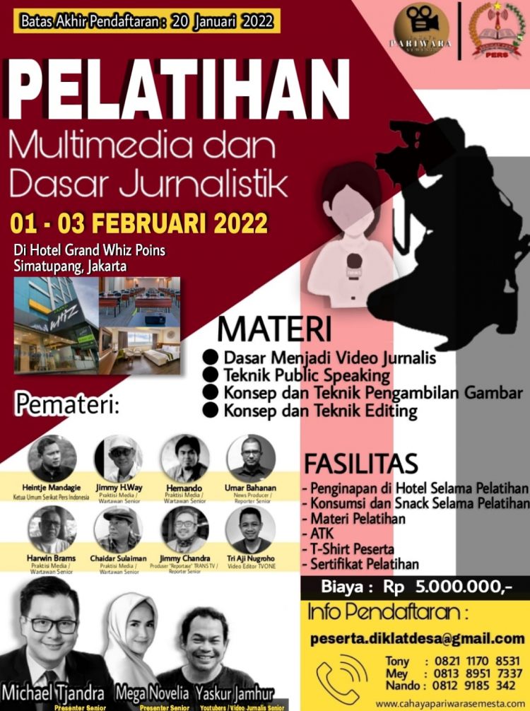 Pendaftaran Pelatihan Multimedia Sudah Dibuka Ayo Buruan Daftar