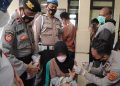 Vaksinasi serentak kembali digelar Polres Lampung Utara