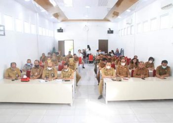 Wabup Nias Barat Pimpian Rapat Koordinasi Lintas Perangkat Daerah Pemkab Nias Barat