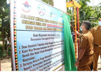 Desa Onozitoli Tabaloho Kecamatan Gunungsitoli Dinyatakan Desa Ke Dua ODF
