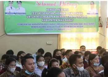 Pemkab Nias Barat Laksanakan Tes Kesehatan Bagi CPPPK Tahap II