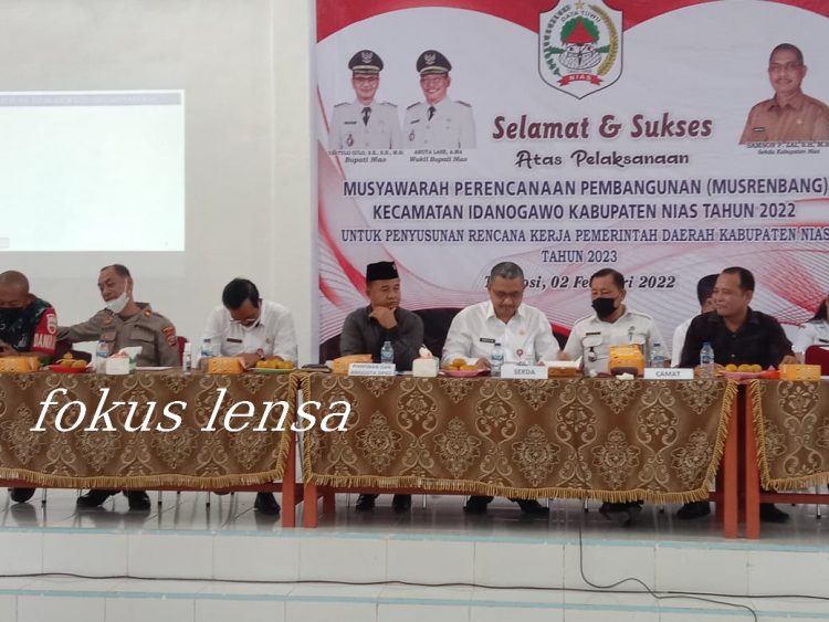Musrenbang Kecamatan Idanogawo Bahas Isu Strategis Pembangunan