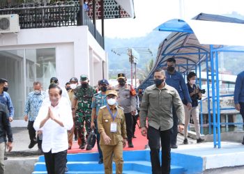 Sebrangi Danau Toba, Kapolda Sumut Turut Serta Bersama Presiden RI