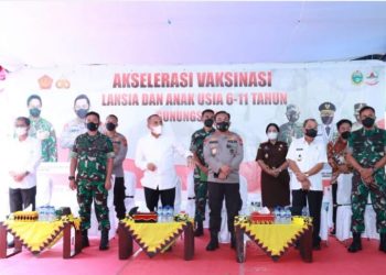 Tinjau Percepatan Vaksin Lansia Dan Pelajar, Kapolda Sumut Kunker Ke Nias