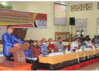 Wakil Bupati Nias Barat Hadiri Musrenbang RKPD Kecamatan Lōlōfitu Moi