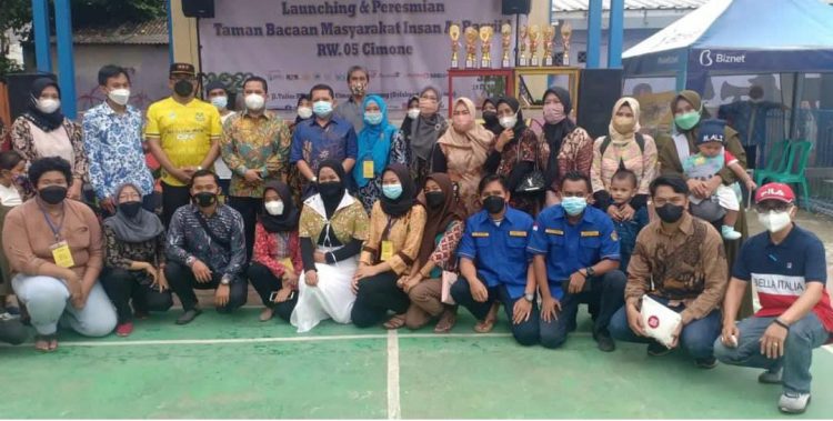 Karang Taruna Cimone Hadiri Launching TBM dan Apresiasi Langkah Penggagas”