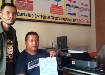 AW melaporkan pengusaha JM Ke Polres Soppeng