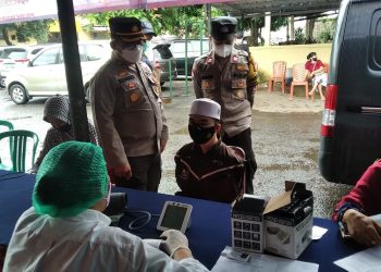 Polsek Pasar Rebo Siap Jemput Warga Untuk di Vaksin