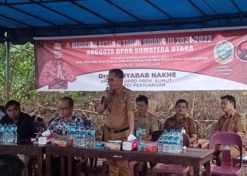 Bupati Nias Hadiri Reses Anggota DPRD Sumut Di Pantai Sōmi