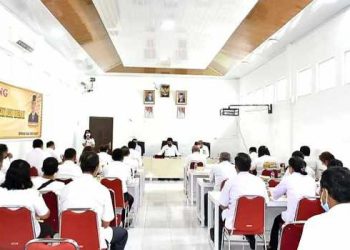 Bupati Nias Barat Harapkan OPD Sinergi Wujudkan Nias Barat Bersih, Unggul Dan Maju