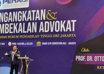 Otto Hasibuan Berpesan Pertahankan Wadah Tunggal Advokat