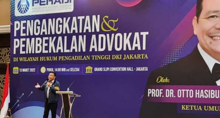 Otto Hasibuan Berpesan Pertahankan Wadah Tunggal Advokat