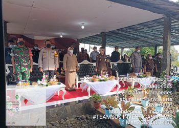 Peresmian Rumah Kampung Ergze Restoratif Jusctice Di Desa Kiarapedes Kabupaten Purwakarta
