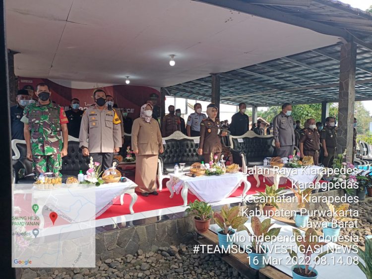 Peresmian Rumah Kampung Ergze Restoratif Jusctice Di Desa Kiarapedes Kabupaten Purwakarta