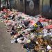 Sebar Bau Busuk Warga Keluhkan Tumpukan Sampah dijalan Raya Sewan Mekarsari