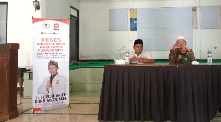 Reses Anggota Dewan DPRD Davil ll Fraksi PKS Ir. H. Moh. Arief Kurniawan, MM