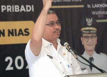 Sekda Wakili Bupati Nias Bersama Pimpinan Daerah Di Kep-Nias Sampaikan SPT Tahunan PPH Orang Pribadi