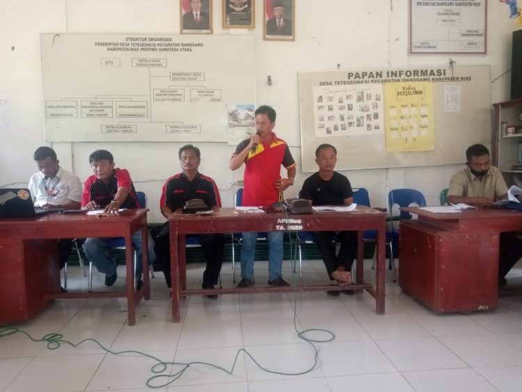 Pemdes Tetegeona’ai Laksanakan Musdes Khusus Validasi Finalisasi KPM BLT DD Tahun 2022