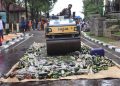 Polres Purwakarta Musnahkan Ribuan Botol Miras Jelang Ramadhan