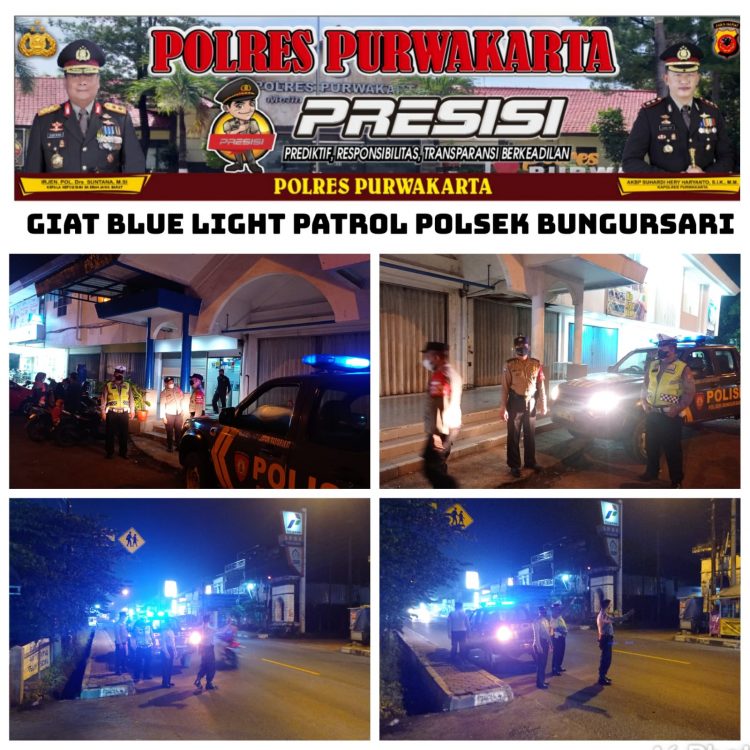 Jaga Kantibmas di Bulan Ramdhan, Polsek Bungursari Gencar Patroli Malam