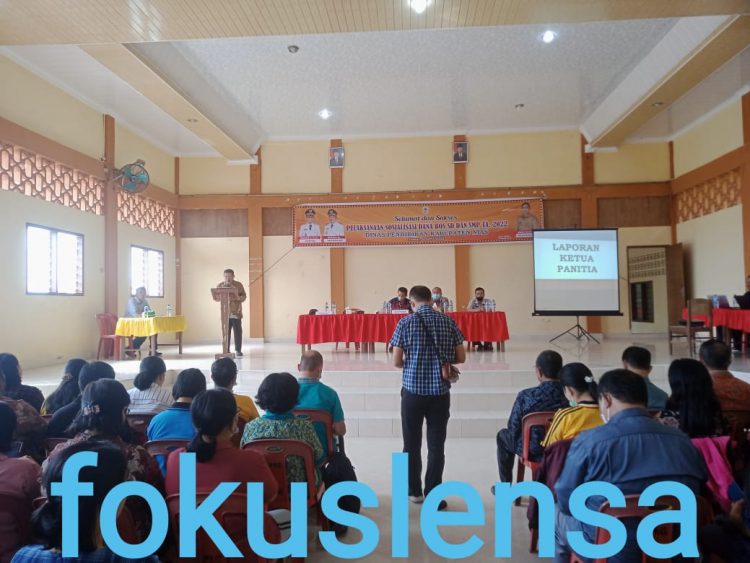 Asisten I Wakili Bupati Nias Pada Sosialisasi Dana Bos SD Dan SMP Tahun 2022