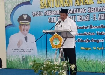 Santunan Yatim dan Peresmian Gedung Serba Guna LDII Dihadiri Plt.Bupati Bekasi