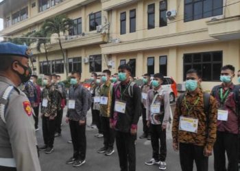 Bidpropam Polda Banten Amankan Pemeriksaan kesehatan Penerimaan Bintara Polri Tahun 2022