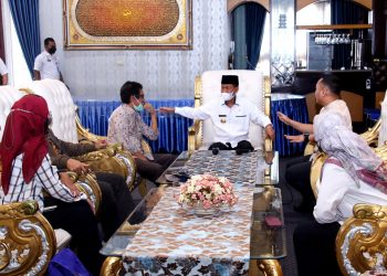 Bupati Lampung Utara Menerima Kunjungan Tim Satuaan Tugas Khusus PEN
