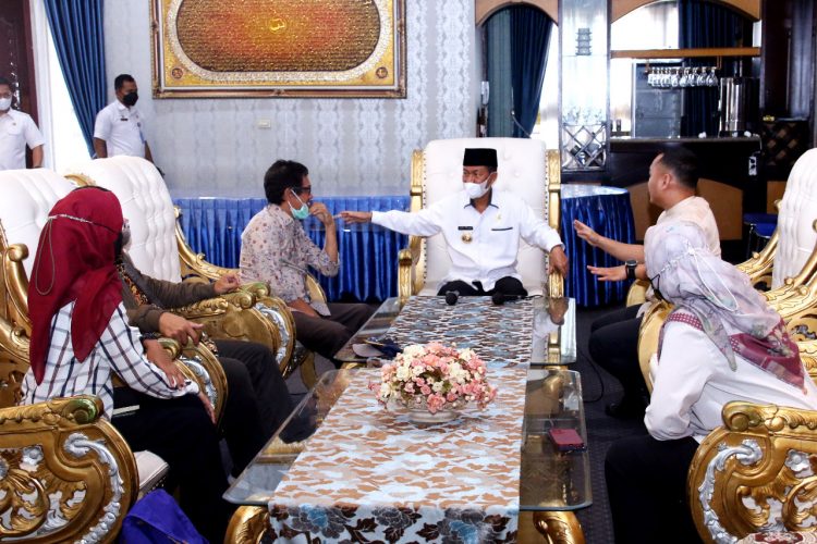 Bupati Lampung Utara Menerima Kunjungan Tim Satuaan Tugas Khusus PEN