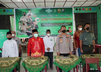 Gandeng PCNU Gunungsitoli & Kemenag, Polres Nias Gelar Sejuta Vaksin