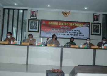 Kadis Perindag Firmina A. Halawa, S.E Wakili Bupati Nias Hadiri Rapat Koordinasi Lintas Sektoral