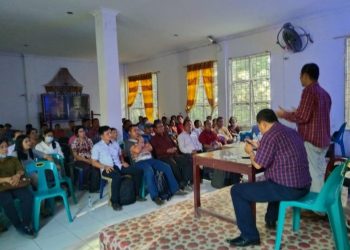 Dinas Pendidikan Kab. Nias Barat Melaksanakan Sosialisasi Penggunaan Dana BOS Tahun 2022